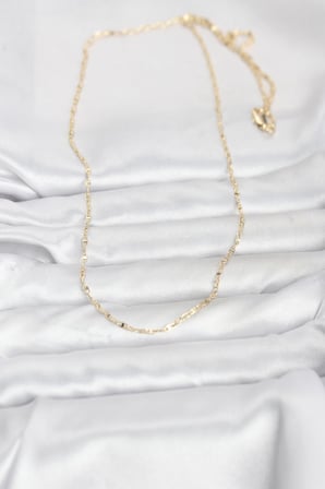 CM 14K Gold Renk Gemici Zincir Model 60 cm Kadın Kolye 5886