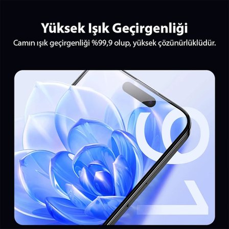 Ally iPhone 15 Pro Full Hd Kırılmaz Cam Ekran Koruyucu-(5775)