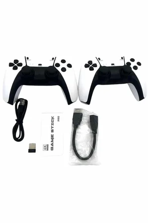 2.4 GHZ Oyun Konsolu Çift Konsol 4K Ultra Hd Game Stick