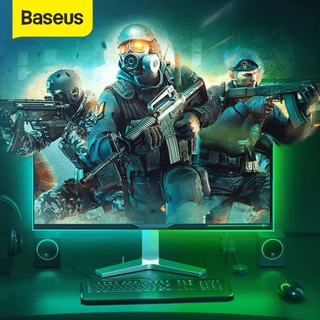Mobil Oyun Aksesuarı Game Light RGB Esnek Oyuncu Pc LED Şerit Işık 5W15 m Siyah