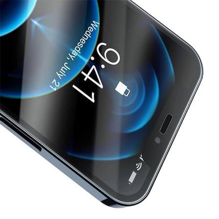 Baseus iPhone 12 Pro Max 6.7 0.3mm HD Anti-drop Tempered Kırılmaz Cam Ekran Koruyucu 2 Adet-(5775) —