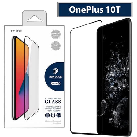Dux Ducis OnePlus 10T Full Kaplama Cam Ekran Koruyucu-(5775) — Renk: Siyah