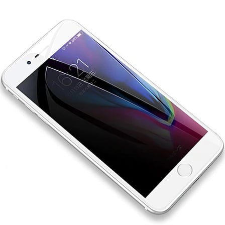 KUULAA İPhone 6S-6 Plus 3d Full Privacy Gizlilik Kırılmaz Cam Ekran Koruyucu-(5775) — Renk: Siyah
