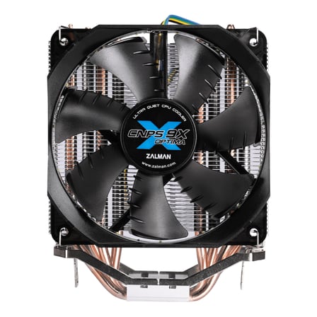 ZALMAN CNPS9X OPTIMA 12cm Fan CPU Kule Tipi Hava Soğutma Beyaz Led 4 adet Bakır Isı Borusu (AMD ve I