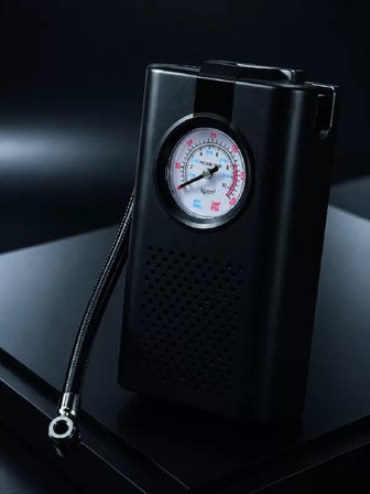 Taşınabilir Araç Hava Pompası Analog Manometreli Lastik Şişirme Pompası