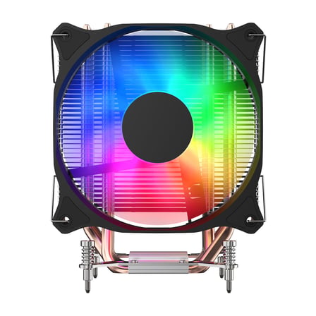 FSP NC5 ARGB 120mm CPU Kule Tipi Hava Soğutma Sessiz Çalışma Doğrudan Temas Tasarımlı 6 adet Bakır Isı Borusu (AMD AM4-AM5 ve INTEL Tüm işlemciler ile uyumlu)(1923)