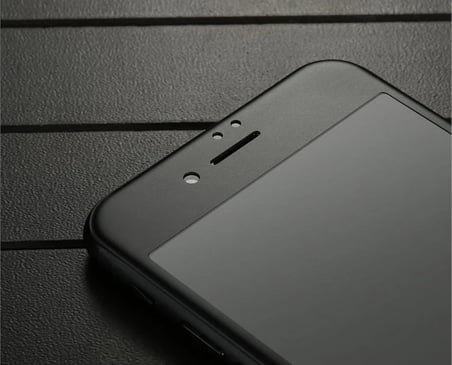 Baseus İPhone 6/ 6S 3D Full Kaplama Kırılmaz Cam Ekran Koruyucu-(5775) — Renk: Siyah