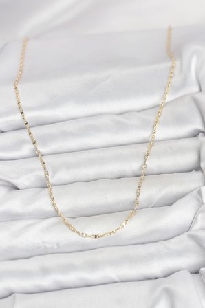 CM 14K Gold Renk Gemici Zincir Model 60 cm Kadın Kolye 5886