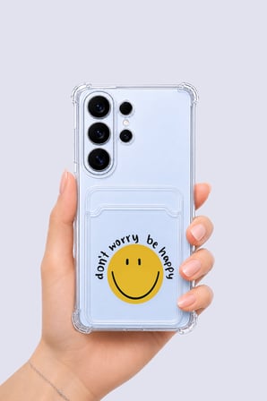 Samsung Galaxy S26 Ultra Kartlıklı Gülücük Desenli Kılıf