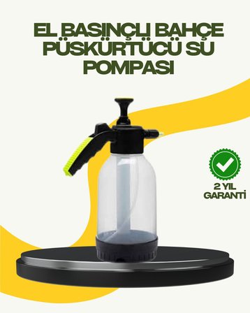Manuel Basınçlı Köpük Püskürtücü Ayarlanabilir Nozullu 2 Litre Araba Yıkama