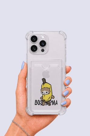 iPhone 15 Pro Max Kartlıklı Boş Yapma Desenli Kılıf