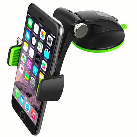 Ally 360 Dönebilen Torpido Üstü Vakumlu Araç Oto Telefon Tutucu-(5775)