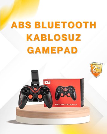 Kablosuz Bluetooth Gamepad PC Android TV Uyumlu Oyun Kumandası