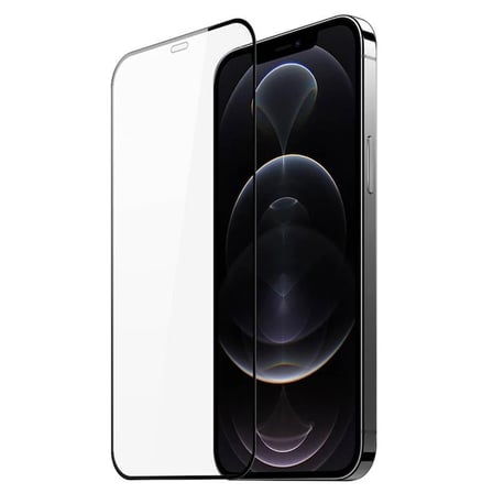 Dux Ducis İphone 12 Pro Max 6.7inç Tempered Cam Ekran Koruyucu 10d Full Kaplama- 5775 Renk: Siyah 