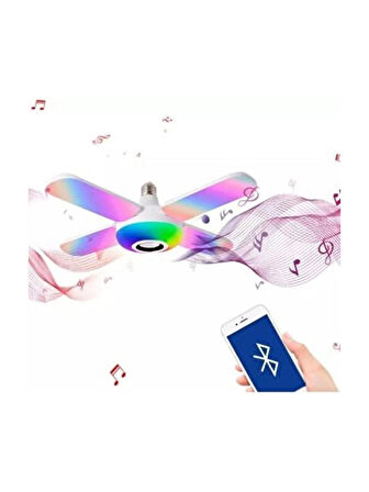 BLUEETOOTH 4+1 MÜZİKLİ LED AMPUL