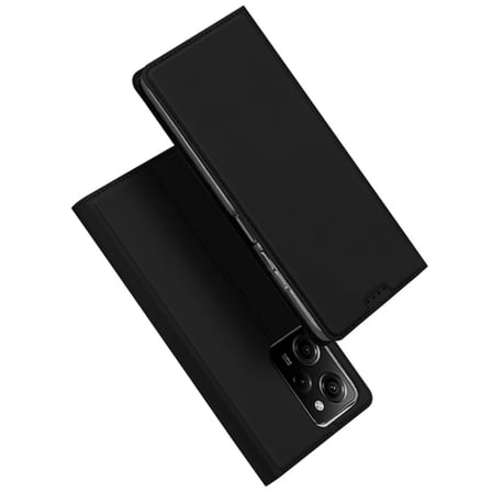 Dux Ducis Xiaomi Uyumlu Poco X5 Pro 5G Kılıf Skin Pro Series Flip Cover Kapaklı Kılıf-(5775) — Renk: Siyah