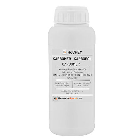 HoCHEM Karbomer | Carbomer | 9062-04-08 - 500 gr