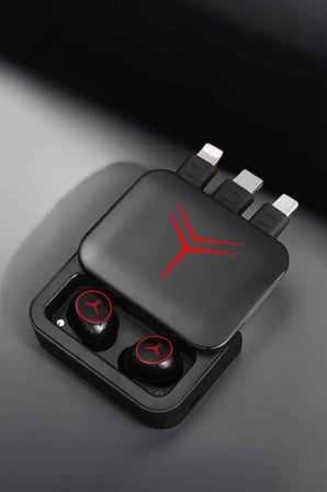 Powerbankli Kulaklık Bluetooth Bağlantılı Çoklu Bağlantı