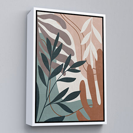 Beyaz Çerçeveli Sevimli Panda Tablosu