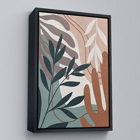 Beyaz Çerçeveli Sevimli Panda Tablosu