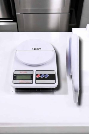 Net LCD Ekran ve Otomatik Kapanma Özelliği ile Uzun Ömürlü Dijital Mutfak Tartısı