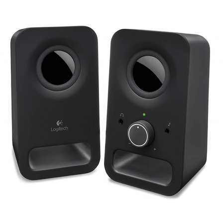 LOGITECH 980-000814 Z150 6W 1+1 Kulaklık Jaklı Kompakt Stereo Speaker (Siyah)(1923)