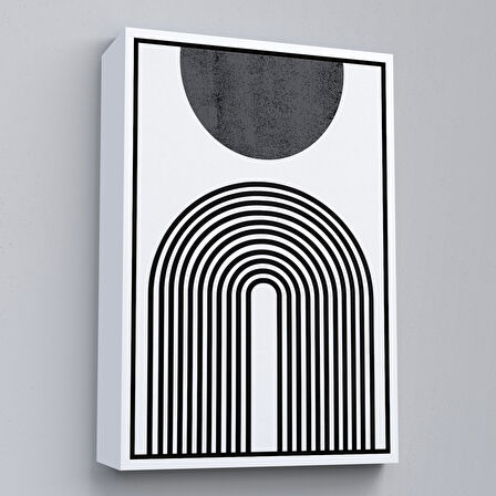 Siyah Çerçeveli Kız Çocuk Odası Sevimli Yavru Tilki Tablosu