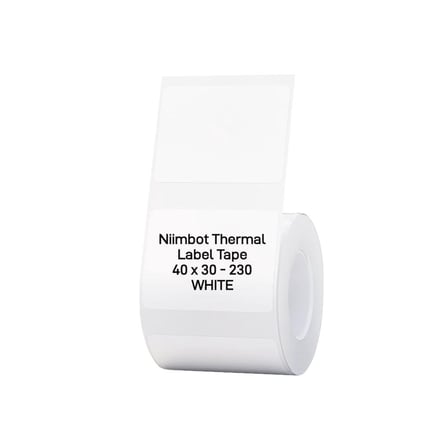 NIIMBOT T40 Etiket 40mm x 30mm 230 adet Beyaz  (B1B21SB3S)(1923)