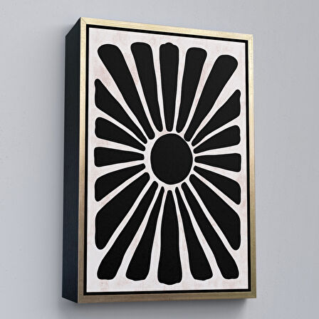 Kahverengi Çerçeveli Çocuk Odası Sevimli Yavru Aslan Tablosu