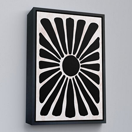 Kahverengi Çerçeveli Çocuk Odası Sevimli Yavru Aslan Tablosu