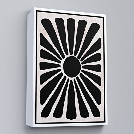 Kahverengi Çerçeveli Çocuk Odası Sevimli Yavru Aslan Tablosu