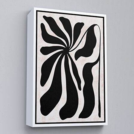 Siyah Çerçeveli Çocuk Odası Sevimli Yavru Fil Tablosu