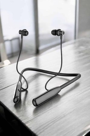 Boyun Bantlı Bluetooth Kulaklık Yüksek Ses Kaliteli 100 Saat Kulaklık