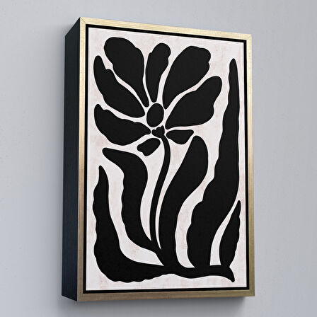 Altın Çerçeveli Çocuk Odası Sevimli Yavru Fil Tablosu