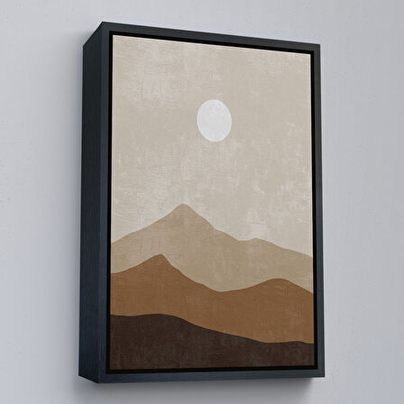 Altın Çerçeveli Çocuk Odası Sevimli Yavru Tilki Tablosu