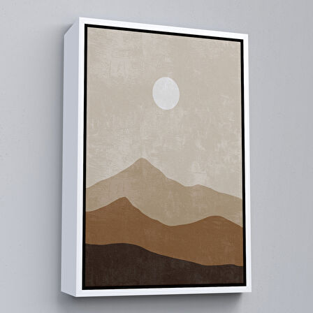 Altın Çerçeveli Çocuk Odası Sevimli Yavru Tilki Tablosu