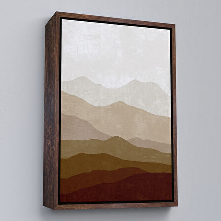 Altın Çerçeveli Çocuk Odası Sevimli Yavru Kaplan Tablosu