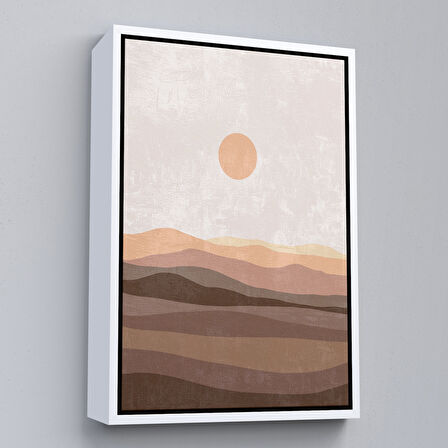 Altın Çerçeveli Çocuk Odası Sevimli Yavru Ayı Tablosu