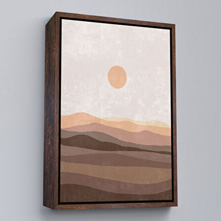 Beyaz Çerçeveli Çocuk Odası Sevimli Yavru Ayı Tablosu