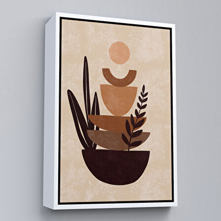 Siyah Çerçeveli Kız Çocuk Odası Sevimli Yavru Tilki Tablosu