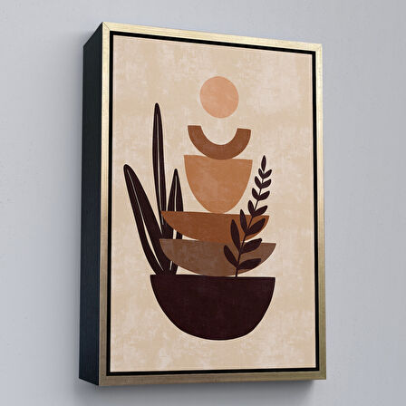 Siyah Çerçeveli Kız Çocuk Odası Sevimli Yavru Tilki Tablosu