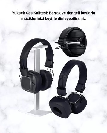 Renkli Işık Efektli Bluetooth 5.3 Müzik Kulaklığı Yeni Nesil