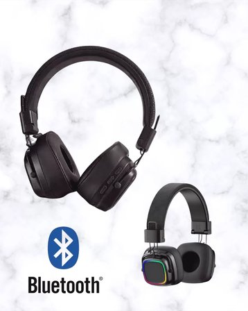 Renkli Işık Efektli Bluetooth 5.3 Müzik Kulaklığı Yeni Nesil