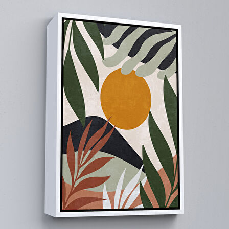 Altın Çerçeveli Kız Çocuk Odası Sevimli Tavşan Tablosu