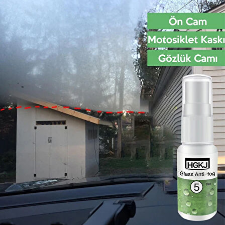 HGKJ 5 20ml Buğu Önleyici Buhar Engelleyici Araba Cam Temizleyici Anti Fog Agent-(5775)