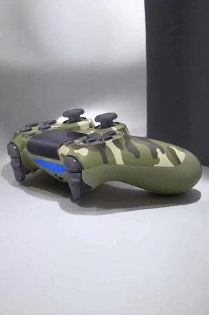 Kamuflaj Desenli Joystick PS4 Oyun Kolu