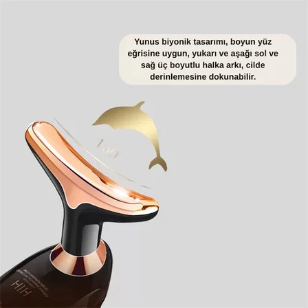 Titreşimli Yüz ve Boyun Masaj Aleti Lifting Etkili Cilt Bakım Cihazı