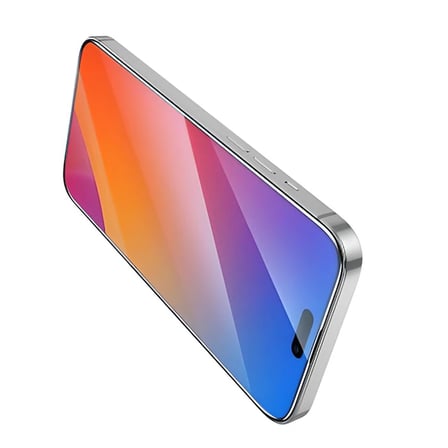 HOCO iPhone 15 Pro Max Full HD Tempered Kırılmaz Cam Ekran Koruyucu 10 Adet set-(5775) — Renk: Şeffa