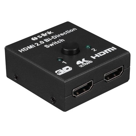 S-link SL-LU613 2 Port HDMI Çift Yönlü Switch ve Splitter(1923)