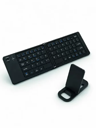Katlanır Bluetooth Klavye Telefon Tablet Laptop Uyumlu Kablosuz Klavye